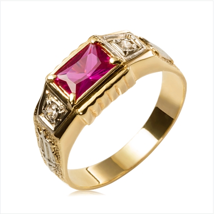 Anel de Formatura Ouro 18k 750