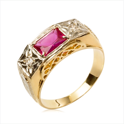  Anel de Formatura Ouro 18k 750