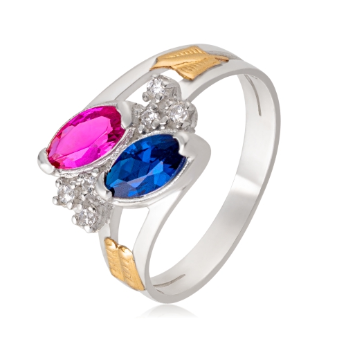 Anel de Formatura Prata 950 com Emblema Ouro 18k