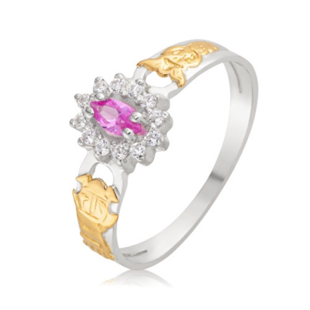 Anel de Formatura Prata 950 com Emblema Ouro 18k